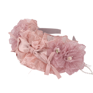 失梦乐园手作小物青色粉色洛丽塔配饰品女lolita手工蝴蝶结发饰