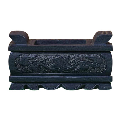 天然香炉墓地祭祀花瓶室外汉白玉