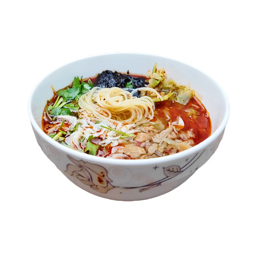 唐山朝鲜面早餐热面多种规格口味带料及配菜细冷面河北油丝面烫面