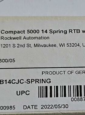 议价5069Rtb14cjcSpring Br New Original In Stock Ships Same D