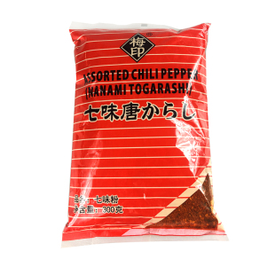 梅印七味唐辛子 坂川七味粉 日本调味料烧烤原料七味唐粉300g包邮