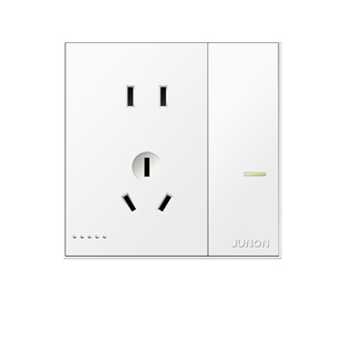 俊朗开关插座暗装86型空调16a一开五孔USB电源家用墙壁面板旗舰店