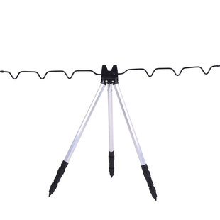 海杆支架三角架鱼竿支架地插海竿筏竿抛竿钓鱼伸缩铝合金炮台支架