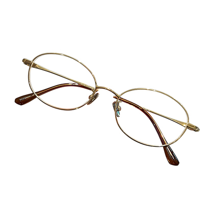 近视眼镜女超轻纯钛可配高度数框