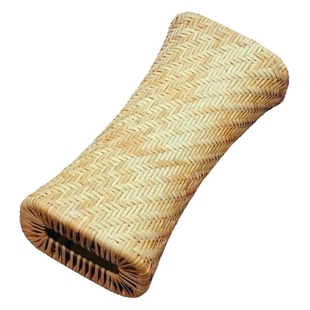 密织印尼凉枕汗蒸颈椎枕夏季枕头天然藤手编舒适单人枕竹木透气枕