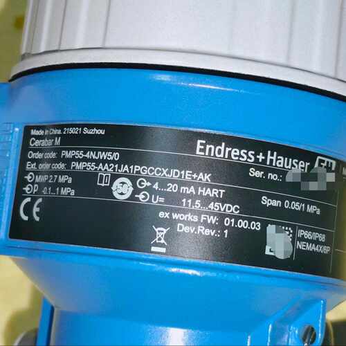 全新EH压力变送器 PMP55-AA21JA1PGCCXJ