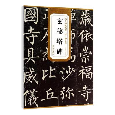 正版唐柳公权玄秘塔碑历代碑帖精粹 原碑原帖 简体旁注杜浩楷书碑帖毛笔字帖唐代名家书法临摹练字帖