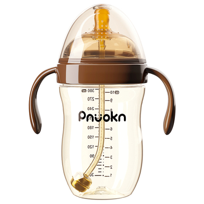 Pnuokn广口径大容量仿母乳奶瓶