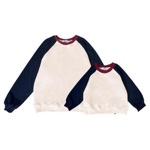 亲子装一家四口秋季卫衣2025新款卡通熊猫图案超火母女装秋款母子