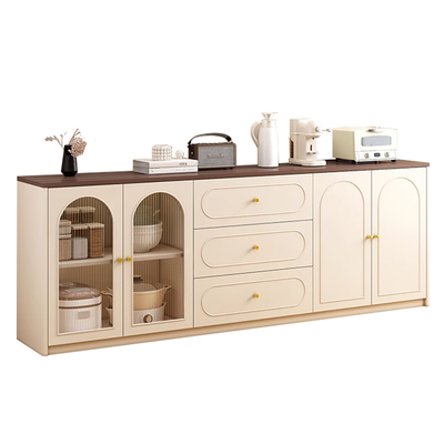 小户型客厅全实木家用厨房橱柜