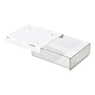 桌下抽屉桌面收纳盒办公室整理神器书桌桌底置物架文具隐形工位小