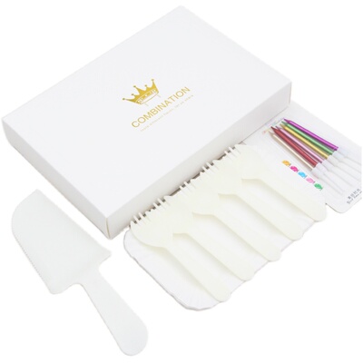 新款生日蛋糕刀叉盘盒帽子