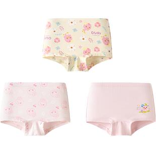 【萌鸡小队IP】巴拉巴拉女童内裤棉平角四角短裤抗菌不夹P