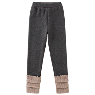 女童打底裤冬加厚绒外穿小女孩洋气保暖一体绒弹力儿童堆堆袜裤子