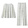 十月结晶风悦花信月子服纯棉家居服套装