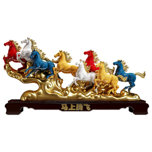 2026年生肖马摆件吉祥物招财高级感过年装饰品办公室桌面领导高档