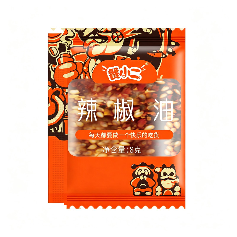 餐小二辣油小包装外卖凉拌酸辣粉