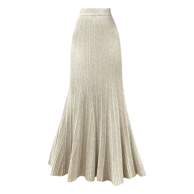 加厚针织鱼尾包臀裙半身裙女冬裙