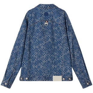 PALLADIUM帕拉丁外套休闲时尚鸢尾花男女同款牛仔外套1010540