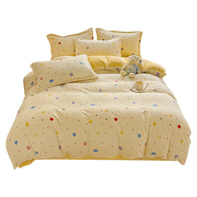 牛奶绒被套单件加绒床上四件套冬