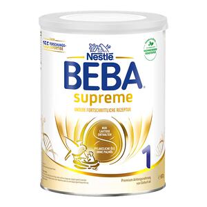 德国雀巢BEBA贝巴至尊新版SUPREME六种HMO超高端婴幼儿奶粉1段