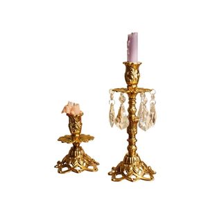 物几原创纯黄铜香薰蜡烛台浪漫摆件法式复古家居餐桌浪漫装饰品