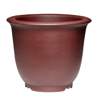 宜兴紫砂花盆陶瓷大号精品金钟室内君子兰圆形发财树高档盆景盆栽