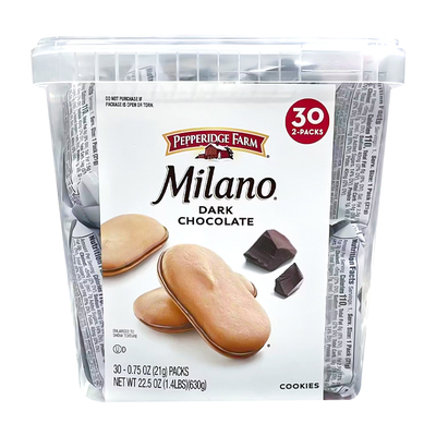 超大箱Milano非凡米兰黑巧克饼干