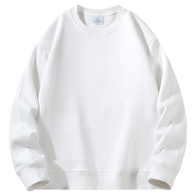 NASA潮流宽松大码长绒棉圆领卫衣