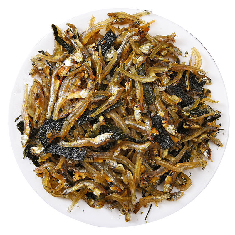 苔菜海蜒鱼干即食海鲜干活整箱