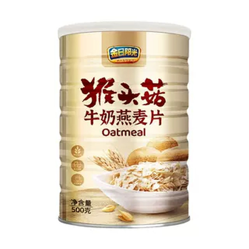 猴头菇牛奶燕麦片即食饱腹代餐