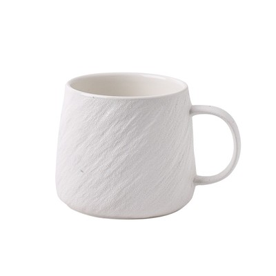 陶瓷简约高级感马克杯岩石纹理