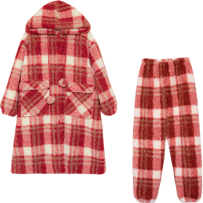 Bananagirl女士冬季加绒睡衣