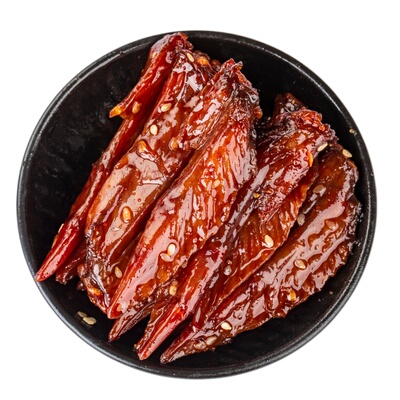 娟胖子香辣酱烤鸡翅尖卤味零食