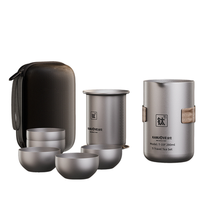 金灶钛旅行茶具户外便携式泡茶器