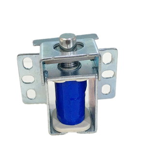 电磁锁6V电磁插销电子小型电磁铁推拉杆电插锁磁吸门吸保险柜配件