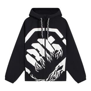 李宁正品新款男子反伍BADFIVE草木皆兵连帽时尚夹克外套AFDS569