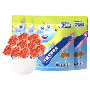 小鹿蓝蓝山楂棒量贩装30支水果味棒棒糖果脯肉条糕儿童小零食糖果