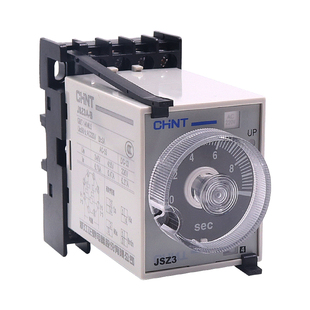 ST3P正泰通电B延时断电24V220V10秒60M 380 时间继电器JSZ3A-A D