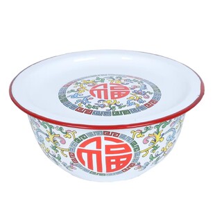 老式搪瓷碗带盖食品级猪油罐家用汤碗家用2026新款高颜值泡面碗
