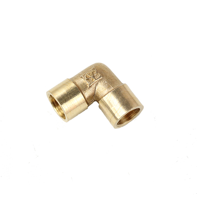 全铜内外丝弯头双内丝弯通4分