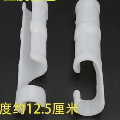 新款大棚压膜卡塑料黑夹子卡槽卡扣卡簧骨架薄膜固膜卡子塑料卡款