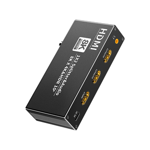 优联 hdmi2.1分配器1进2出一分二4k高清视频一进二出分频器8K/4k240hz显示器PS5电视笔记本1分2分屏分线器