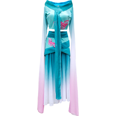 演出服采薇水袖古典舞蹈服汉服