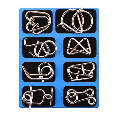 智力解环24件套九连环益智玩具