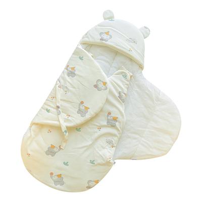 新生儿抱被睡袋一体式纯棉