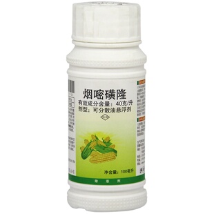 100ml*40瓶每箱 4%烟嘧磺隆 玉米田苗后 一年生杂草除草剂
