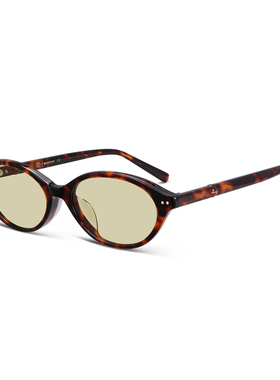 【26新品】木九十书呆子椭圆框太阳镜遮阳时尚窄框墨镜MJ12SN1526