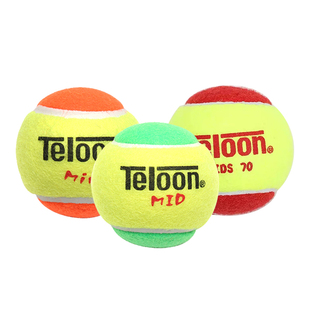 TELOON天龙网球儿童网球软式网球训练网球MID MINI散装过渡球软球