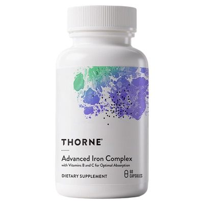 Thorne悦恩活性叶酸补铁胶囊